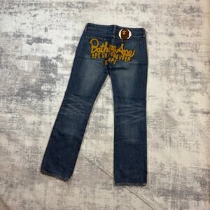 Authentic Bape 2000’s Champion Logo Jeans 30